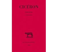 Discours: Tome 10, Catilinaires (Collection Des Universites De France)