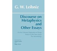 Discourse on Metaphysics and Other Essays