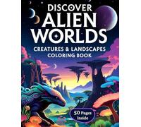 Discover Alien Worlds Creatures & Landscapes Coloring Book: A Relaxing Coloring Escape Into Alien Nature (Fantasy Coloring Collection - A World of Magic & Imagination!)