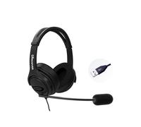 Discover Descubrir d722u cancelación de Ruido Auriculares con Cable USB para el Ordenador softphone Aplicaciones como ringcentral, nextiva, 8x8, Jive, vonage, Cisco, Avaya, skype y más
