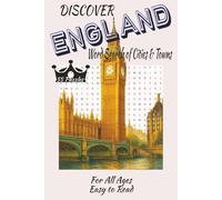 Discover England: Word Search of Cities & Towns: 6x9 Inches | 110 Pages | 55 Puzzles... A journey through England’s diverse cities and charming towns