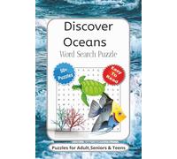 Discover Oceans Word Search Puzzle: Word Search Puzzles with Easy to Read Print about, Exploring, Oceans, Plants and Animals and More | 6x9 inches, ... for Vacations, Holidays and Relaxation