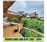 Discover Soroi Lions Bluff Lodge - Kenya (Wall Calendar 2026 12" x 24" / 30 x 60 cm (abierto)) CALVENDO 12 Month Wall Calendar
