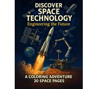 Discover Space Technology: Educational Coloring Book for Kids Ages 5-12: Engineering the Future - 20 Space Technology Pages + Educational Activities