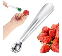 Discoverer Para Tomates - Fácil Extracción De Tallos | Desbrantador De Base De Fresas | Remolque De Acero Inoxidable Con Mango No Deslizante | Estatuto Estado Adecuado Para Verduras De Frutas Cocinado