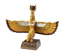 Discoveries Egyptian Imports - Estatua Isis alas doradas - 6 pulgadas - Hecho en Egipto