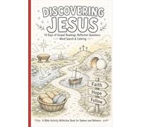 Discovering Jesus: 14 Days of Gospel Reading, Reflection Questions, Word Search and Coloring (Light Up Your Days Reflection & Puzzle)
