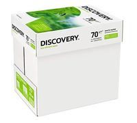 Discovery NDI0700025 - Papel para impresora (70 g/m², A4, 5 paquetes de 500 hojas), color blanco
