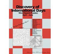 Discovery of International Days: Word Search Puzzles: April - June