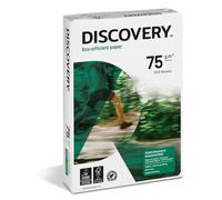Discovery - Pack de 5 resmas de papel A4, color blanco (5 x 500 folios)