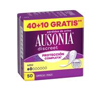Ausonia Discreet Maxi, 50 Compresas Incontinencia Mujer para Pérdidas de Orina, Protección Completa, Discreción Increíble