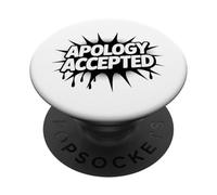 Disculpa aceptada Refrán Gracioso PopSockets PopGrip Adhesivo