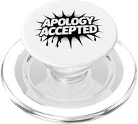 Disculpa aceptada Refrán Gracioso PopSockets PopGrip para MagSafe