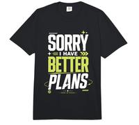 Disculpa Mejores Planes Slogan Sarcastico Comfort Colors Adult Heavyweight T-Shirt