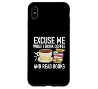 Discúlpame mientras tomo café y leo libros Carcasa para iPhone XS Max