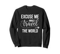 Discúlpame mientras viajo por el mundo Sudadera