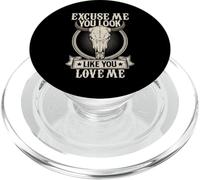 Discúlpeme, pareces Que me amas Cowboy Cowgirl Western PopSockets PopGrip para MagSafe