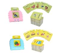 Discurso De Bolsillo - Tarjetas Flash Parlantes | Máquina De Lectura De Aprendizaje con Tarjetas Didácticas De 224 Palabras | Juguetes Educativos Tempranos Interactivos, Niños Pequeños