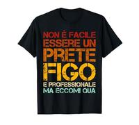 Discurso de Trabajo de Prete figo Divertiente Sacerdote Camiseta
