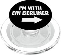 Discurso del Muro de Berlín JFK PopSockets PopGrip para MagSafe