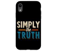 Discurso Divertido de Simplemente la Verdad para Adultos y niños Carcasa para iPhone XR