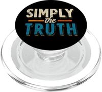 Discurso Divertido de Simplemente la Verdad para Adultos y niños PopSockets PopGrip para MagSafe