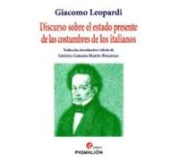 Discurso Sobre El Estado Presente De Las Costumbres De Los Italia Nos