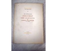 Discurso sobre los estatutos de limpieza de sangre