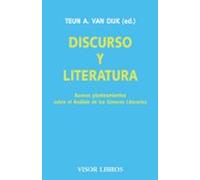 Discurso y literatura: Nuevos planteamientos sobre el Análisis de los Géneros Litararios: 03 (Visor Literario)