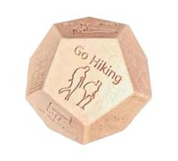 Discusión de actividad familiar Dice, Fecha Night Decision Dice | Amigos de la familia reuniendo dados de actividad de madera | Senderismo zoológico portátil al aire libre de trabajo en equipo