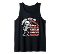Discutir conmigo no tiene sentido Sabía que estaba equivocado Cráneo divertido Camiseta sin Mangas