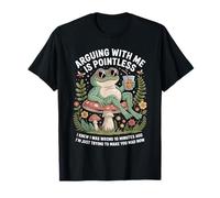 Discutir Conmigo no Tiene Sentido Sabía Que Estaba Equivocado Rana Camiseta