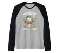 Discutir Conmigo no Tiene Sentido Sabía Que Estaba Equivocado Rana Camiseta Manga Raglan