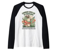 Discutir Conmigo no Tiene Sentido Sabía Que Estaba Equivocado Rana Camiseta Manga Raglan