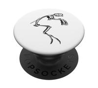 Disección del Maestro de anatomía de Esqueleto de Rana PopSockets PopGrip Adhesivo