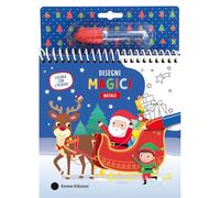 Disegni magici. Natale. Ediz. a colori. Ediz. a spirale. Con pennarello ad acqua (A pagine aperte)