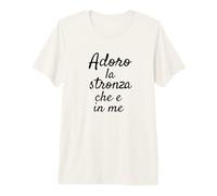 Disegno Divertente Adoro la stronza che è en mí Camiseta Premium