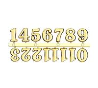 Diseña tus propios números de reloj de cuarzo creativos únicos para uso personal (oro arábigo)