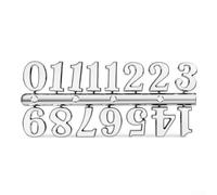 Diseña tus propios relojes de pared con elegantes piezas de repuesto en varios estilos (plata árabe)