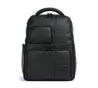 Diseñada para el profesional urbano, esta mochila de negocios Piquadro Wollem combina estilo con funcionalidad inteligente. Fabricada en poliuretano suave con un forro sintético, cuenta con correas ac