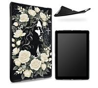 Diseñada para Samsung Galaxy Tab A7 Lite de 8.7 pulgadas 2021 (SM-T225/T220/T227), parte trasera de goma TPU mate con fe Jesus, funda protectora delgada de silicona suave a prueba de golpes