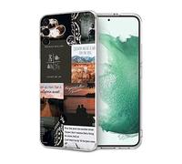 Diseñada para Samsung S20 FE, funda retro de Cowboy Collage Howdy Country Music Vintage TPU para niñas, mujeres y hombres, funda protectora estética de moda y fresca, funda transparente