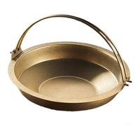 Diseñado para cocina japonesa Olla de acero inoxidable para Sukiyaki y olla caliente con construcción y limpieza simple (B)