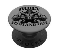 Diseñado para Destacar Gorilla Strong Gimnasio de Levantamiento de Pesas PopSockets PopGrip Adhesivo