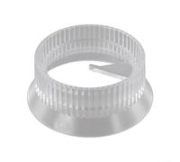 Diseñado para dosificación de café de rendimiento para anillo para olla Moka de 82 mm y 90 mm con distribuidor para preparación de 2 a 6 tazas y flexibilidad de válvula (transparente de 90 mm)