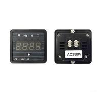 Diseñado para grupos electrógenos GV13T, esta pantalla digital proporciona un monitoreo preciso de voltaje y frecuencia con construcción para uso a largo plazo (380 V)