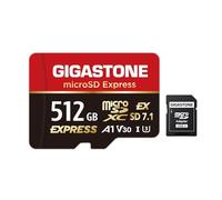 【Diseñado para Switch 2】 GIGASTONE Tarjeta de Memoria MicroSD Express de 512GB, MicroSDXC Express SD 7.1 hasta R/W 880/650MB/s Compatible con Nintendo Switch 2, cámara Profesional, A1 V30 U3