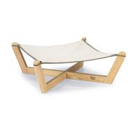 Diseñado Por Lotte Hamaca Gaia Madera Gris 51x51 Cm Para Gatos Escalera