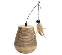 Diseñado Por Lotte Juguete De Madera Tumble Mae Con Área De Rasguño 15x15x18 Cm