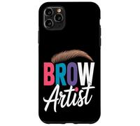 Diseñador de cejas colorido artista de cejas Carcasa para iPhone 11 Pro Max